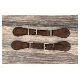 Leather Cowboy Spur Straps