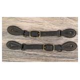 Heiser Saddlery Leather Cowboy Spur Staps