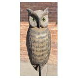 Leonard Doren Hingham Massachusetts Owl Decoy