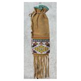 Ute Native American Indian Beaded Pipe Bag