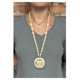 Patty Fawn Kwakiutl Northwest Coast Moon Necklace