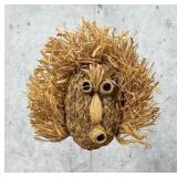 Mohawk Indian Gajesa Corn Husk Medicine Mask