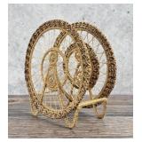 Native American Indian Pine Needle Napkin Holder