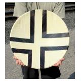 Martin Kremer Fused Glass White Cane Bowl