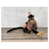 Antique Monkey Stuffed Animal Plush Doll