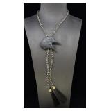 Tony Angell 2004 Prix de West Bronze Bolo Tie