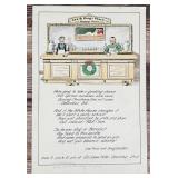 1939 Shorty Shope Montana Christmas Card Painting