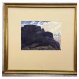 Albert DeRome Rocks Near Cedarville Painting