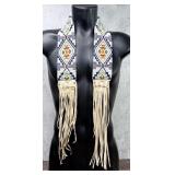 Lakota Sioux Native American Indian Beaded Sash