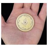 Civil War Era Scrimshaw Ivory Poker Chip