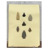 Ancient Native American Indian Stone Arrowheads