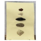 Ancient Native American Indian Stone Arrowheads