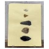 Ancient Native American Indian Stone Arrowheads