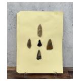 Ancient Native American Indian Stone Arrowheads