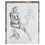 Janet Elizabeth Turner Nude Sketch