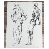 Janet Elizabeth Turner Nude Sketch