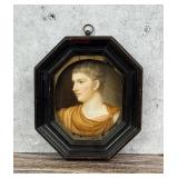 Grand Tour Painting on Ivory of Caligula