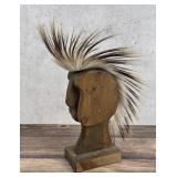 Plains Native American Indian Porcupine Hair Roach
