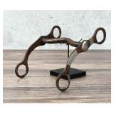 Crockett Silver Mounted Heart Cowboy Horse Bit