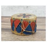 Hopi Pueblo Native American Indian Painted Drum