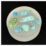 Collection of Jewelry Grade Turquoise Cabochons