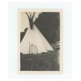 Crow Tipi Closed Door Crow Agency Montana Photo