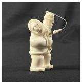 Justin Tiulana Inuit Eskimo Walrus Ivory Carving