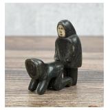 Soapstone Inuit Eskimo Carving Two Eskimos Fucking