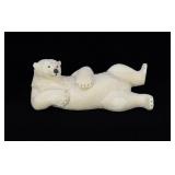 Ronald Apangalook Inuit Eskimo Polar Bear Carving