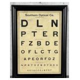Southern Optical Snellen Optometrist Eye Chart