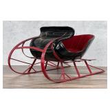 Salesman Sample Doll Size Horse Drawn Sleigh