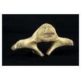 Alaskan Inuit Eskimo Whalebone Vertebrae Carving