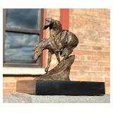 Cowboy on Horseback Bronze