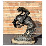 Frederic Remington The Rattlesnake Bronze