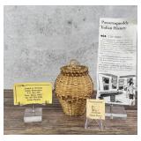 Theresa Neptune Gardner Passamaquoddy Basket