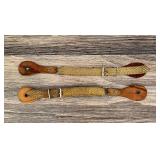 Braided Cowboy Spur Straps