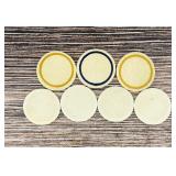 Civil War Era Bone Poker Chips