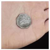 1875 Standing Rock Indian Agency Silver Salt Token