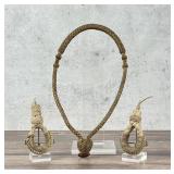Antique Montana Cowboy Braided Leather Bosal