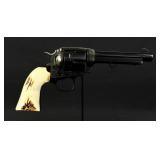 Ruger Vaquero .45 Bisley Revolver Stag Grips