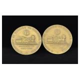 1952 N&W Norfolk & Western Railway Medals
