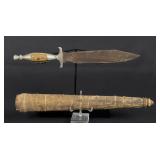 Antique Mexican Bowie Fighting Knife
