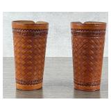 Movie Prop Leather Cowboy Cuffs