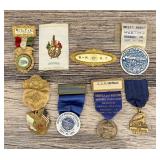 Group Of Railroad Union Ribbons