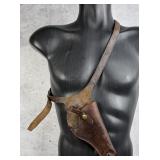 Military Leather Revolver Shoulder Holster