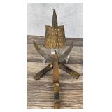 Sudanese Muslim Islamic Alligator Dagger Set