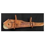 Tooled Leather Rifle Scabbard