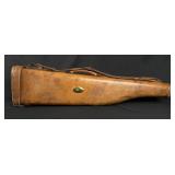 Red Head Leather Leg of Mutton Shotgun Travel Case