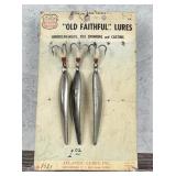 Atlantic Old Faithful Fishing Lure Card Display