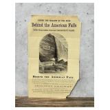 Behind the American Falls Broadside